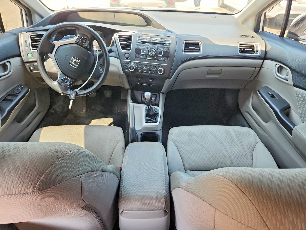 2014 Honda Civic Lx Gray vin: 2HGFB2E44EH024107