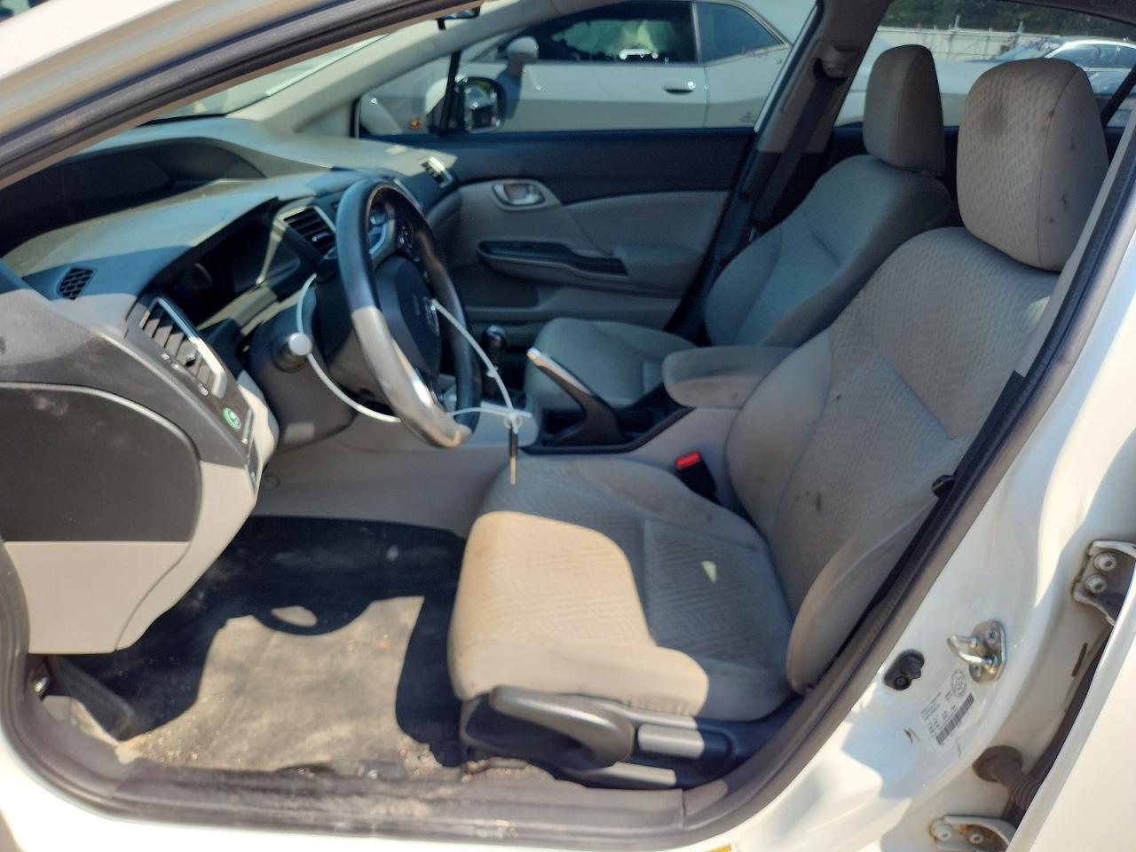 2014 Honda Civic Lx Gray vin: 2HGFB2E44EH024107
