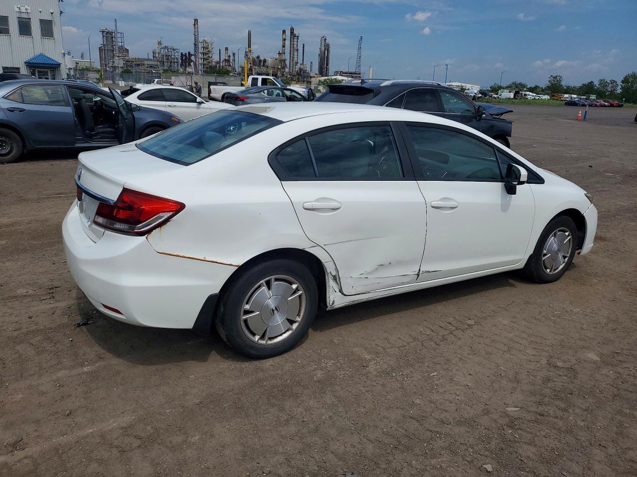 2014 Honda Civic Lx White vin: 2HGFB2E46EH032208