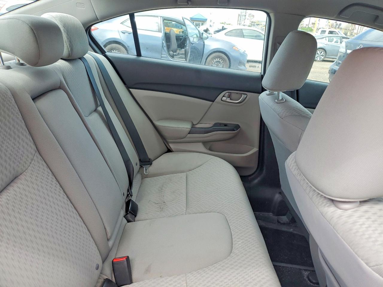 2014 Honda Civic Lx White vin: 2HGFB2E46EH032208