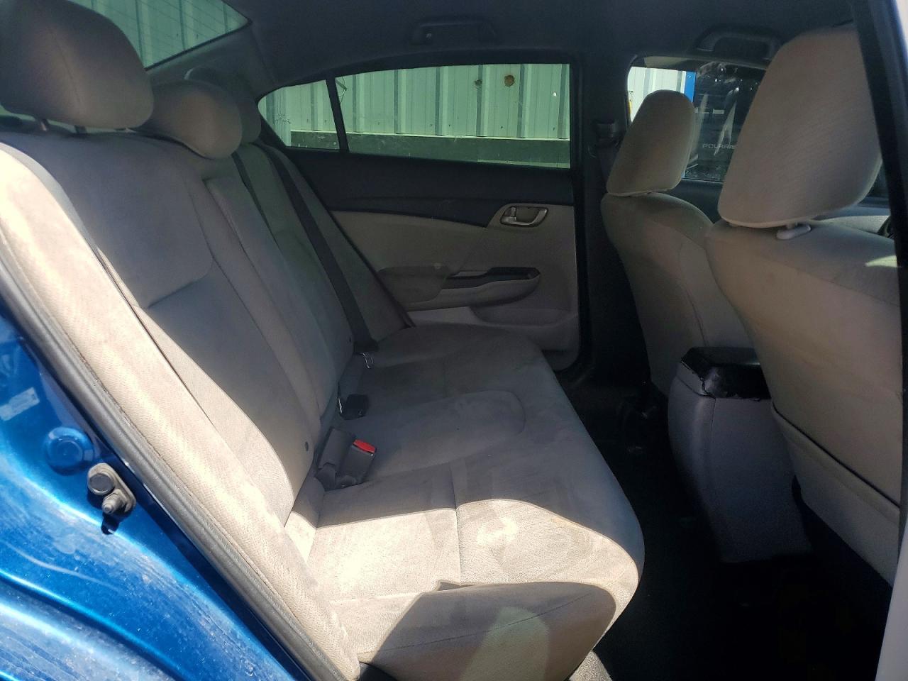 2013 Honda Civic Lx Синий vin: 2HGFB2E47DH035570