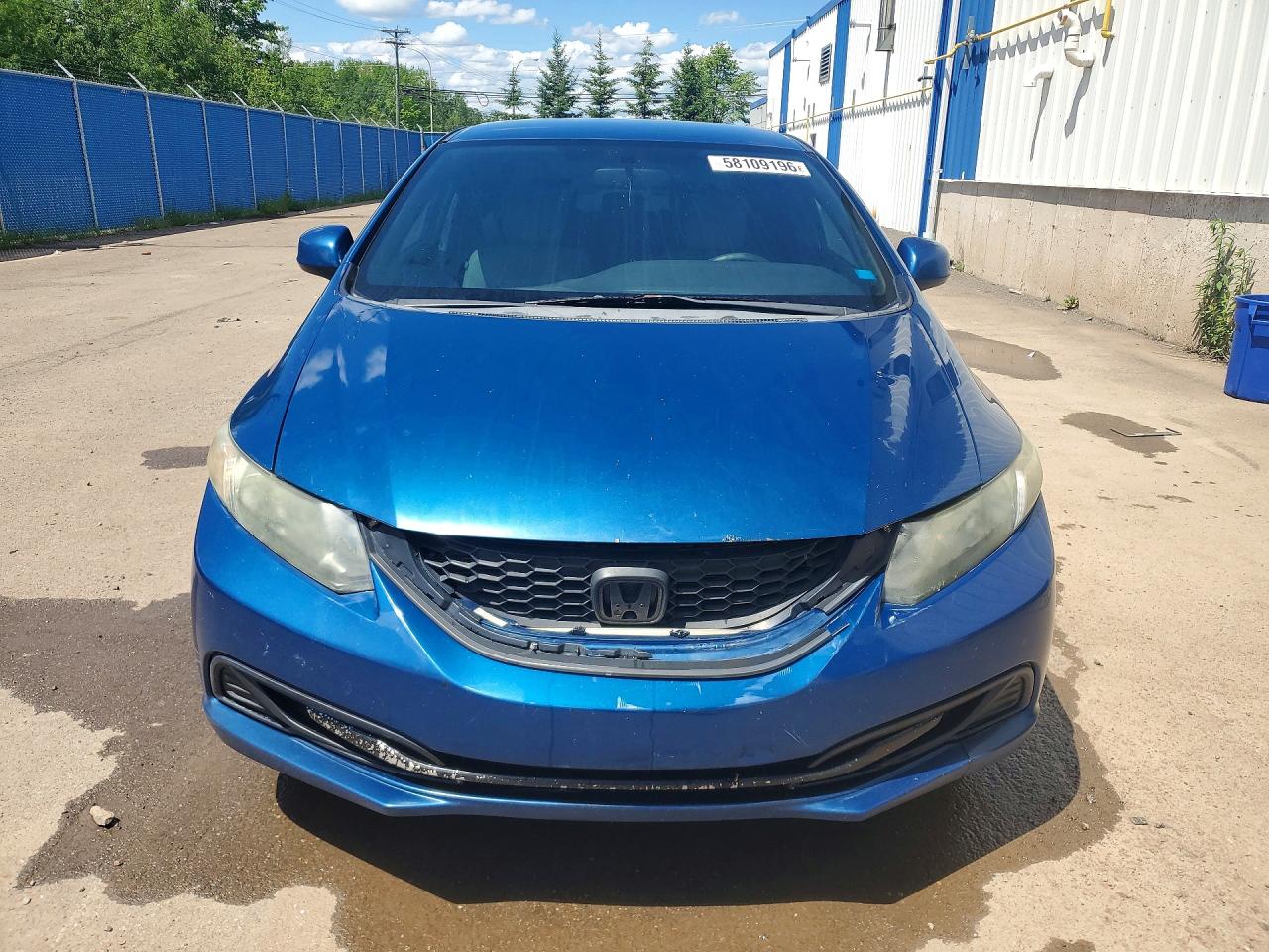 2013 Honda Civic Lx Синий vin: 2HGFB2E47DH035570