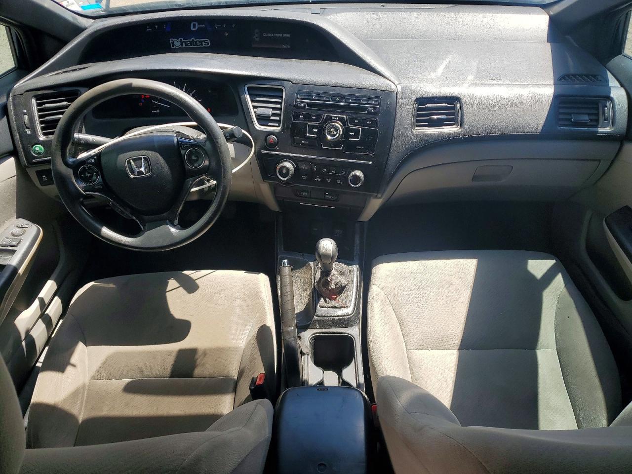 2013 Honda Civic Lx Синий vin: 2HGFB2E47DH035570
