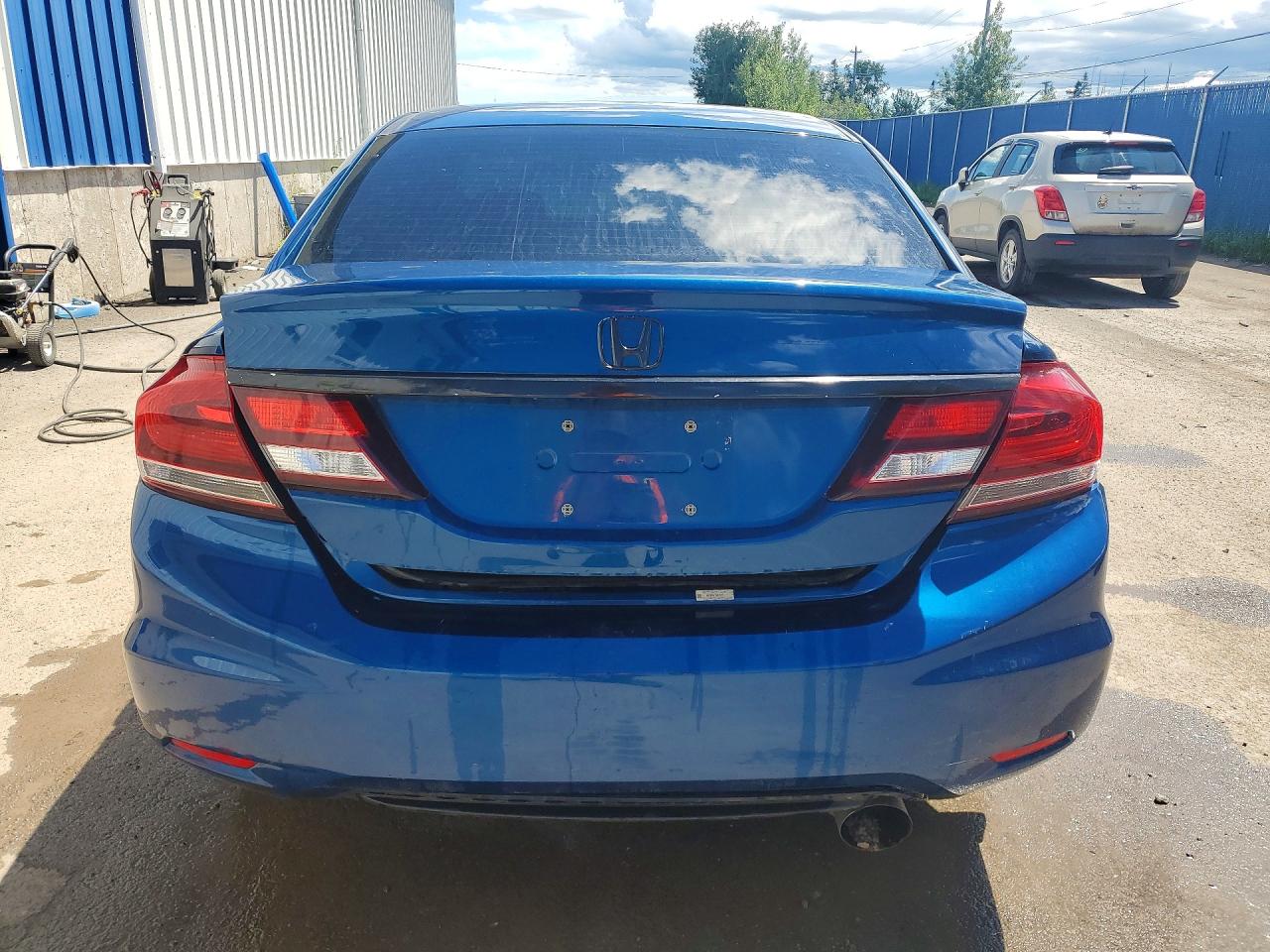 2013 Honda Civic Lx Синий vin: 2HGFB2E47DH035570