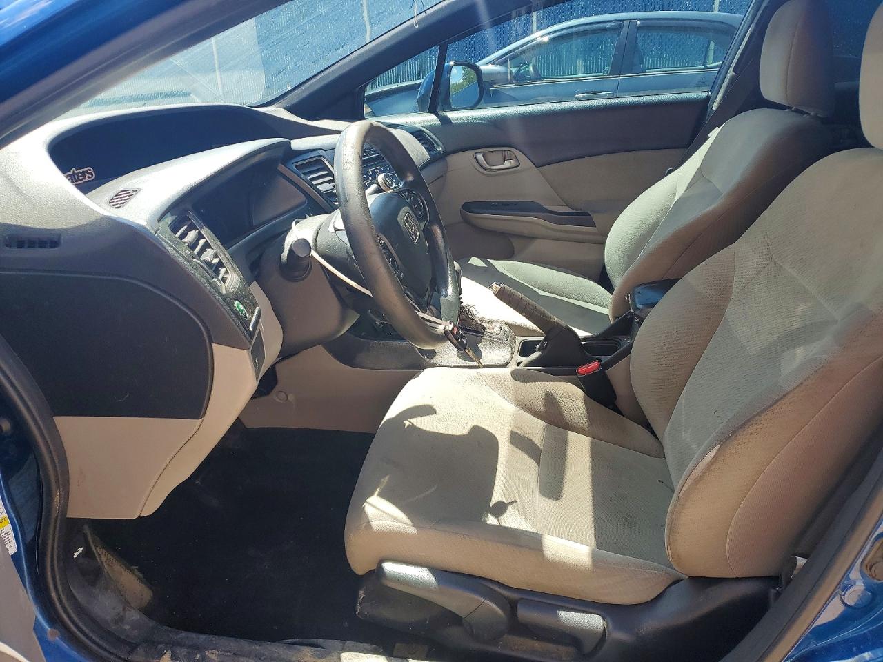 2013 Honda Civic Lx Синий vin: 2HGFB2E47DH035570