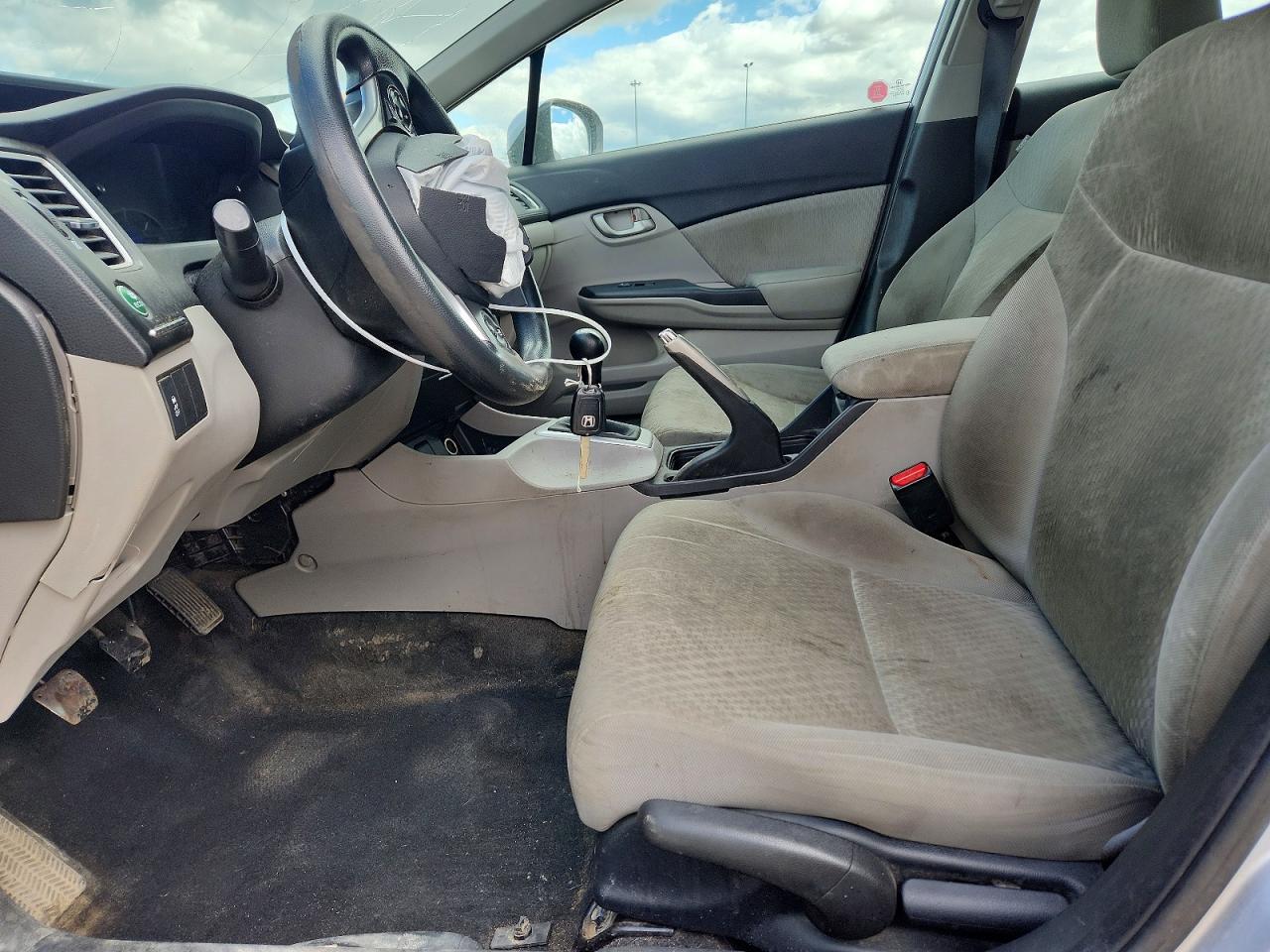 2015 Honda Civic Lx Silver vin: 2HGFB2E47FH006475
