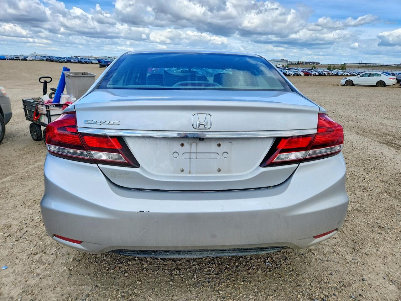 2015 Honda Civic Lx Silver vin: 2HGFB2E47FH006475