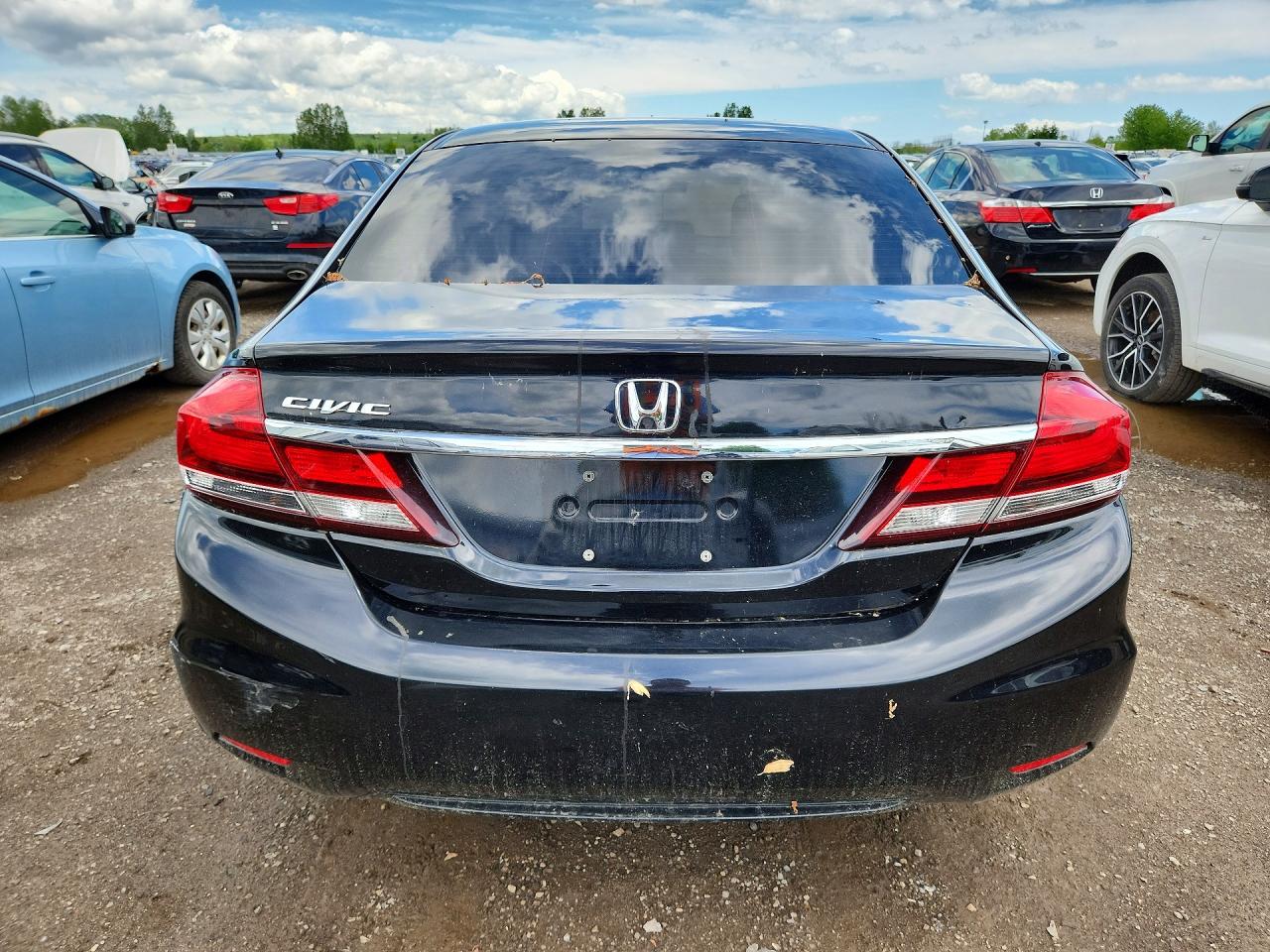 2014 Honda Civic Lx Black vin: 2HGFB2E48EH002031