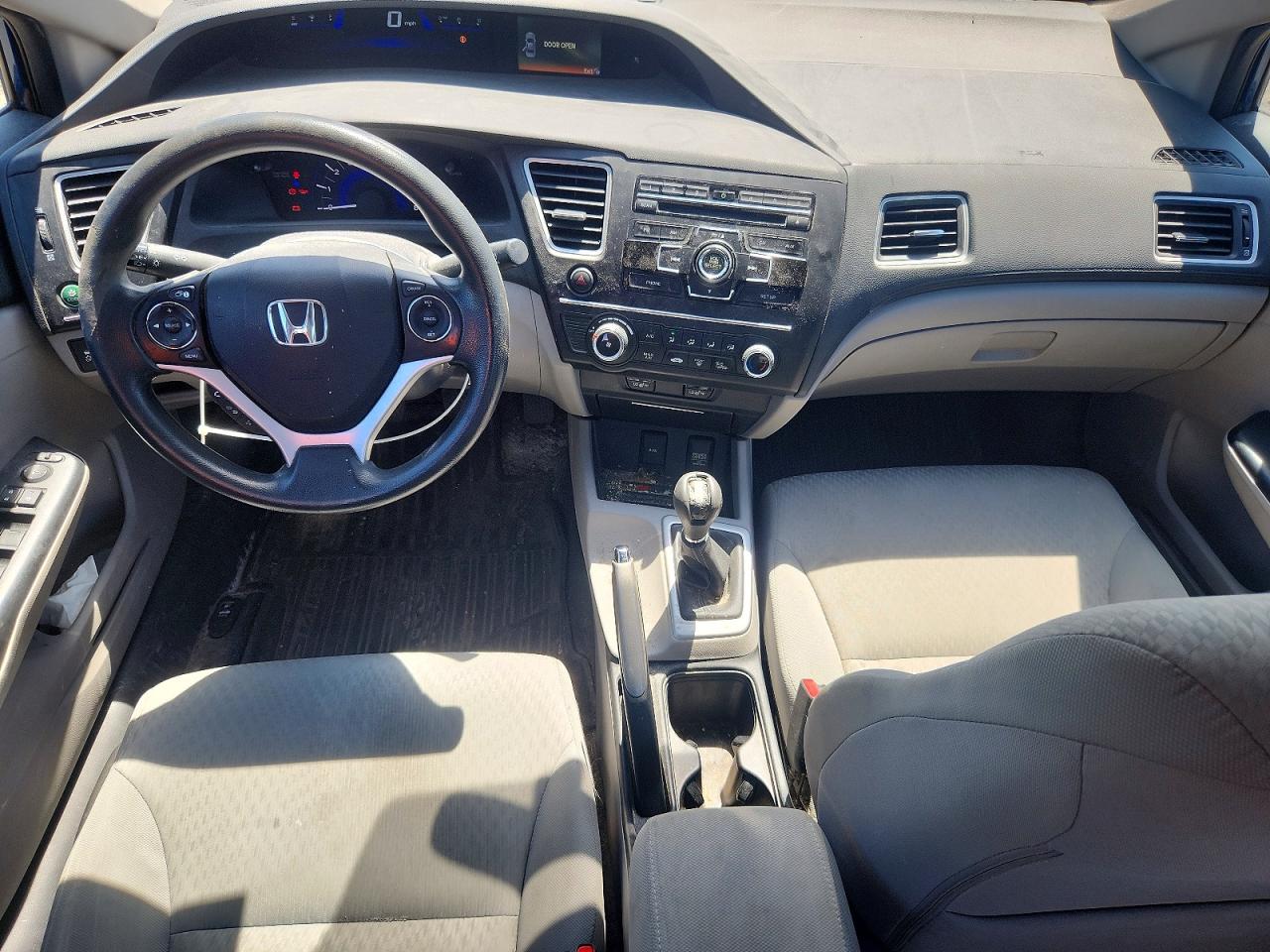 2015 Honda Civic Lx Blue vin: 2HGFB2E49FH046430