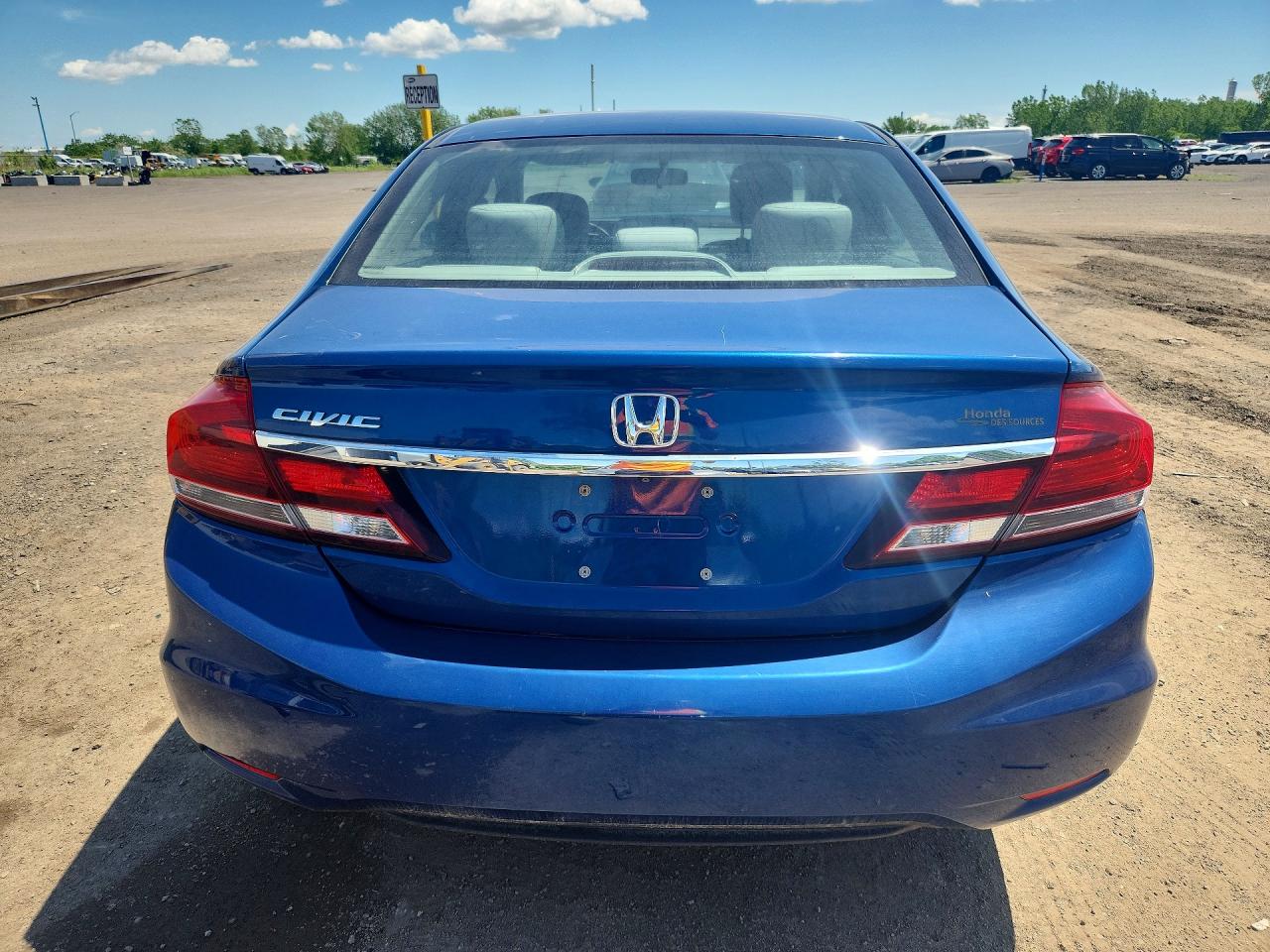 2015 Honda Civic Lx Blue vin: 2HGFB2E49FH046430