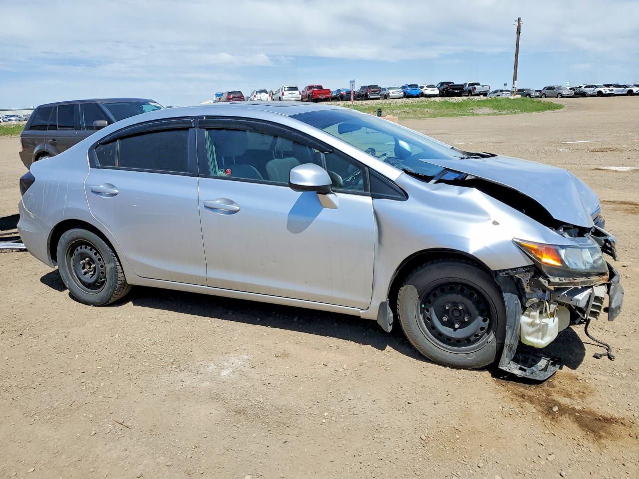 2012 Honda Civic Lx Silver vin: 2HGFB2E50CH013952
