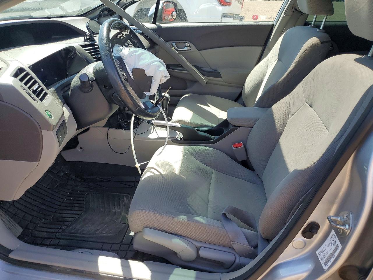 2012 Honda Civic Lx Silver vin: 2HGFB2E50CH013952