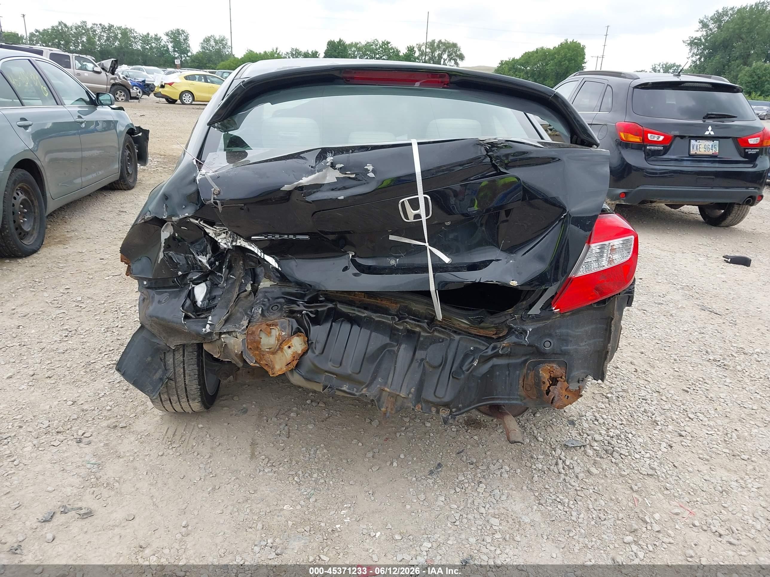 2012 Honda Civic Lx Black vin: 2HGFB2E50CH550577