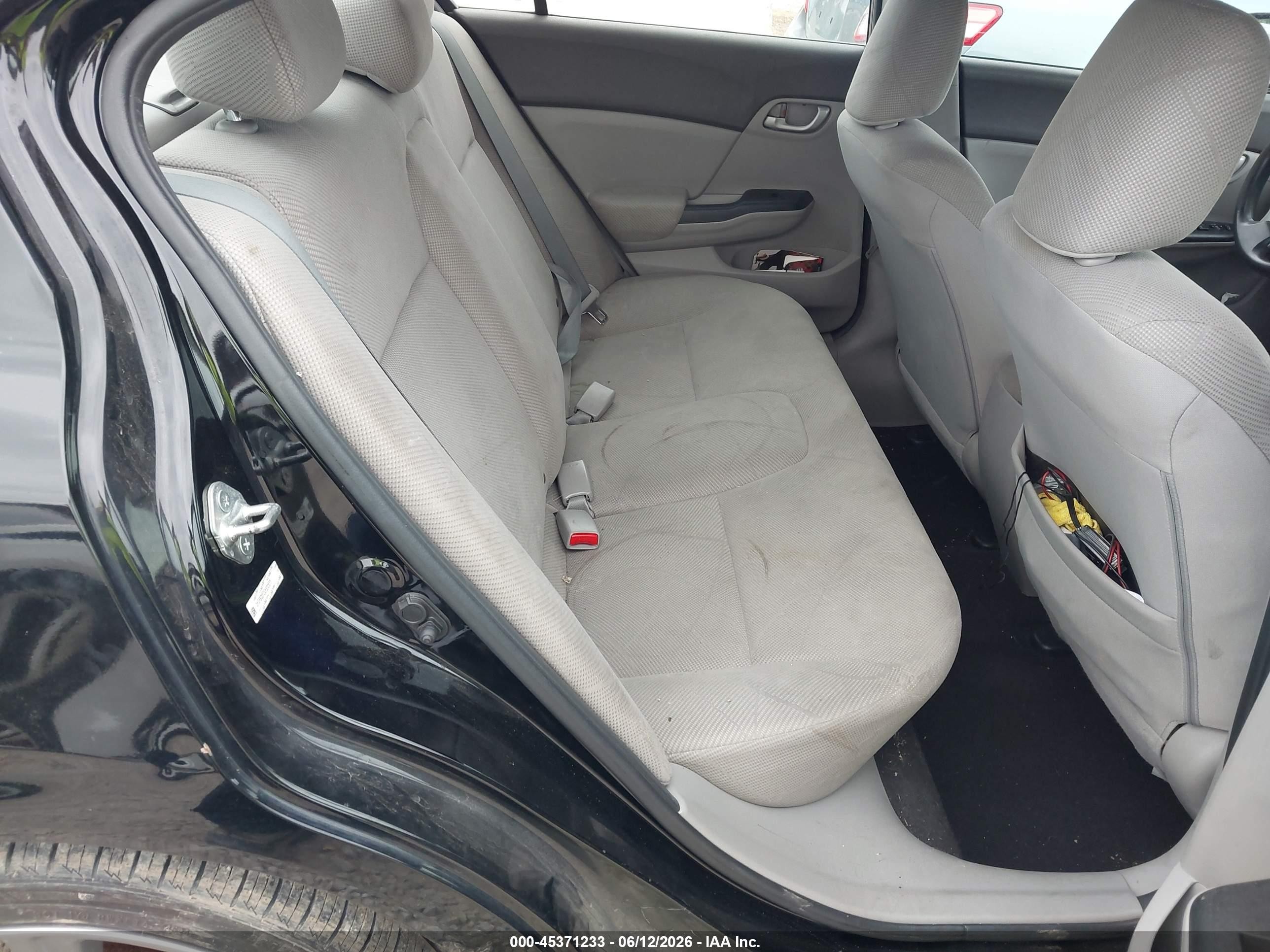2012 Honda Civic Lx Black vin: 2HGFB2E50CH550577