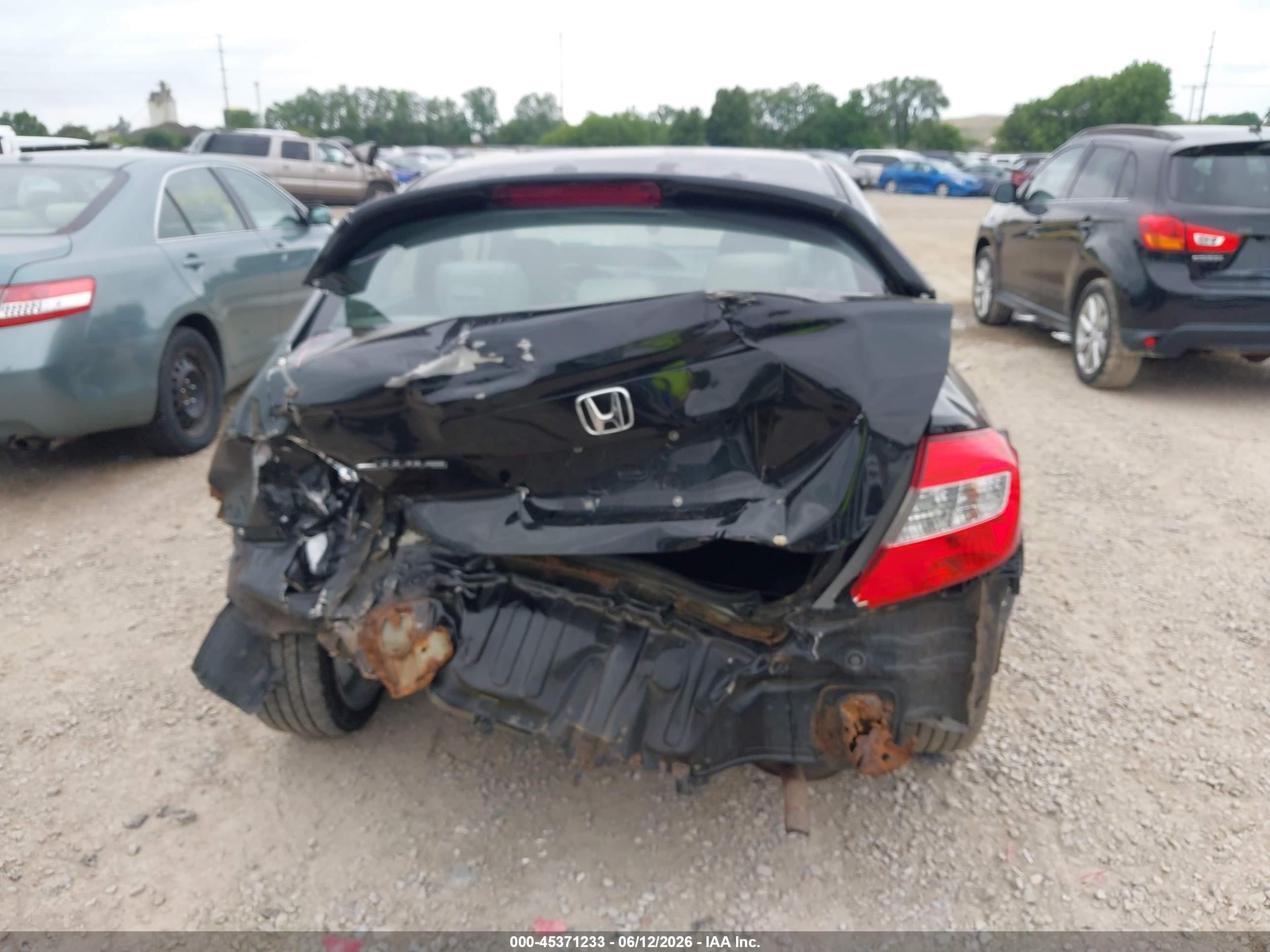 2012 Honda Civic Lx Black vin: 2HGFB2E50CH550577