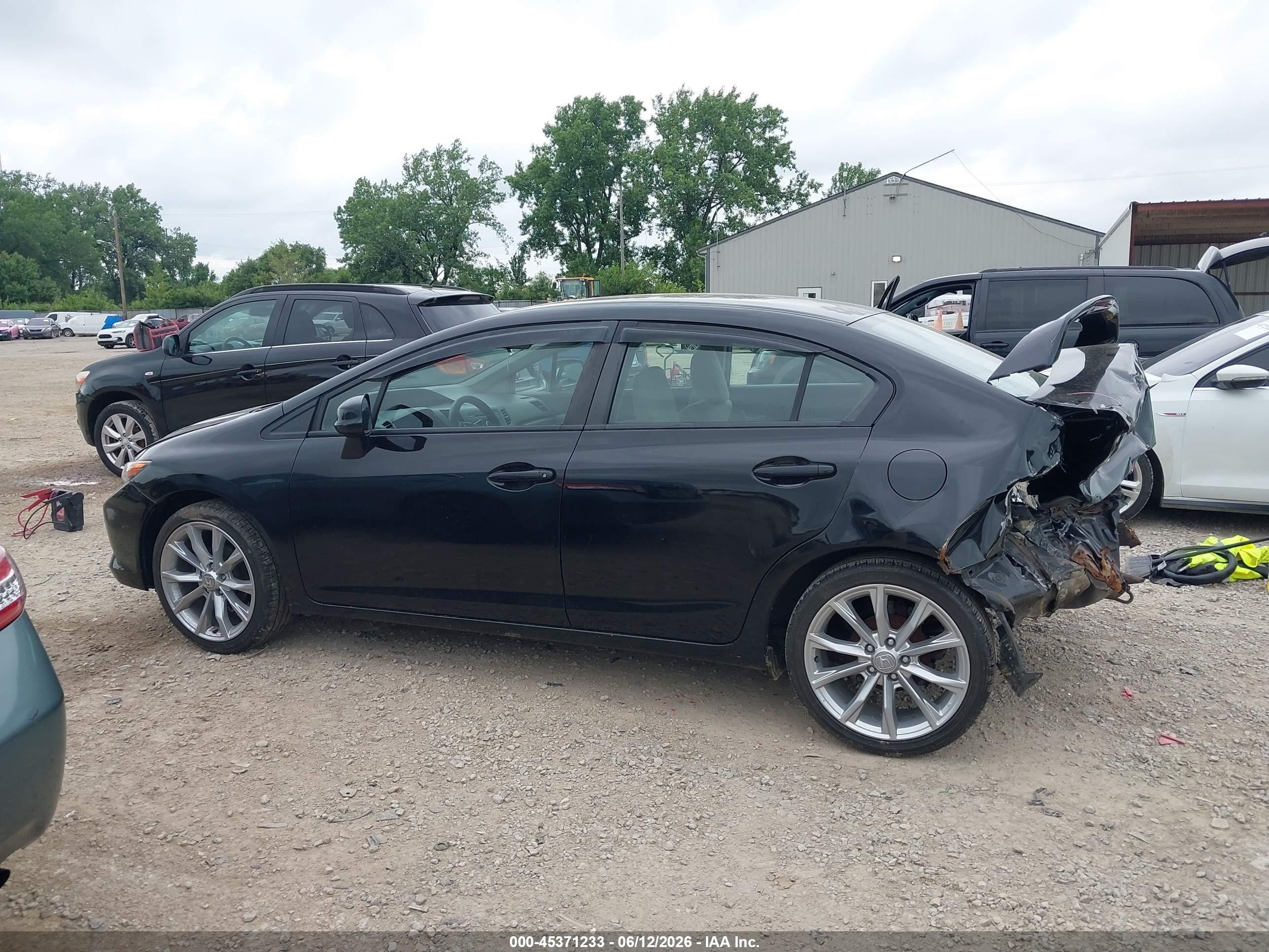 2012 Honda Civic Lx Black vin: 2HGFB2E50CH550577