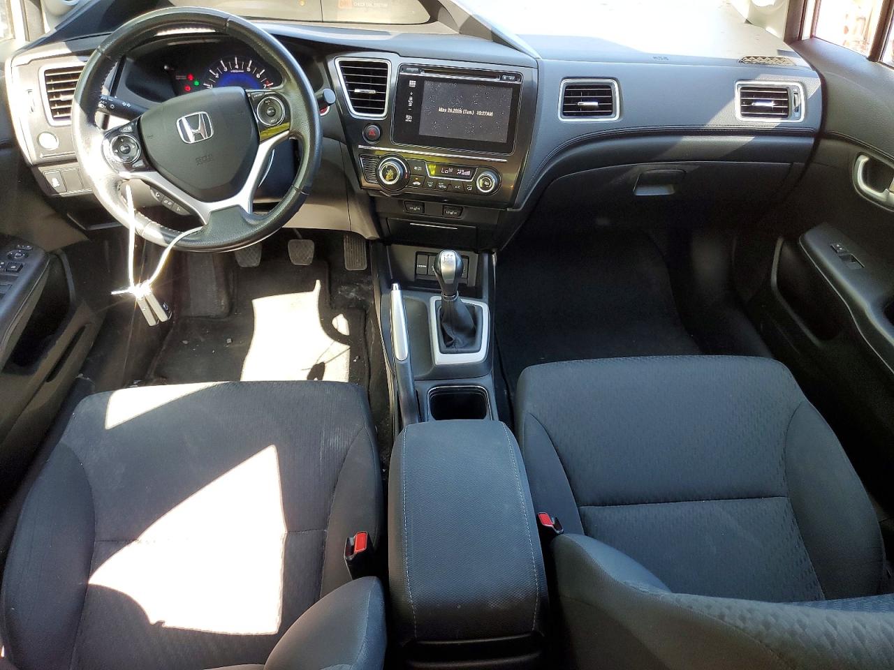 2014 Honda Civic Lx White vin: 2HGFB2E50EH030141