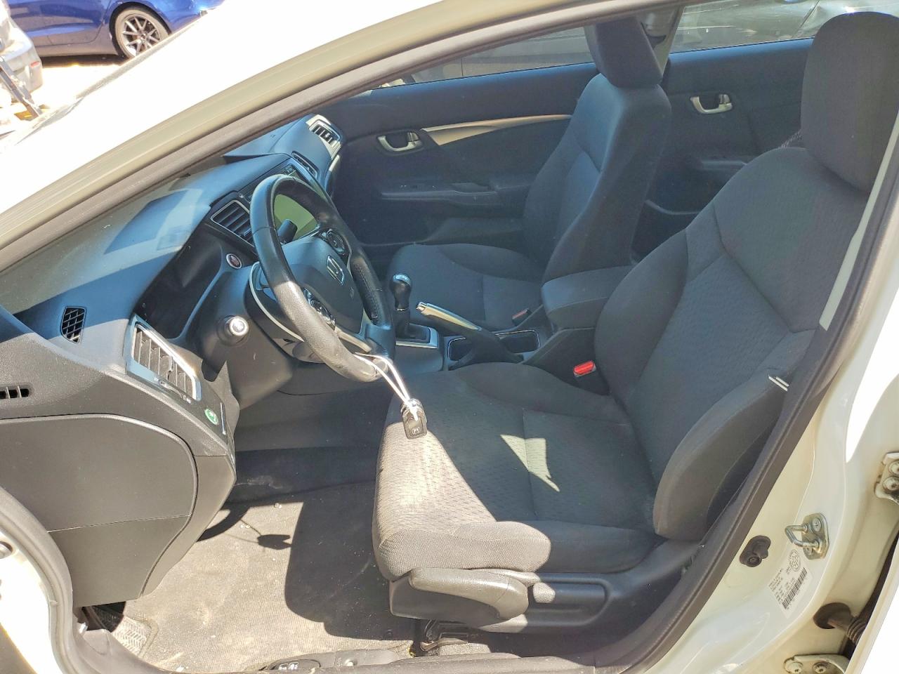 2014 Honda Civic Lx White vin: 2HGFB2E50EH030141