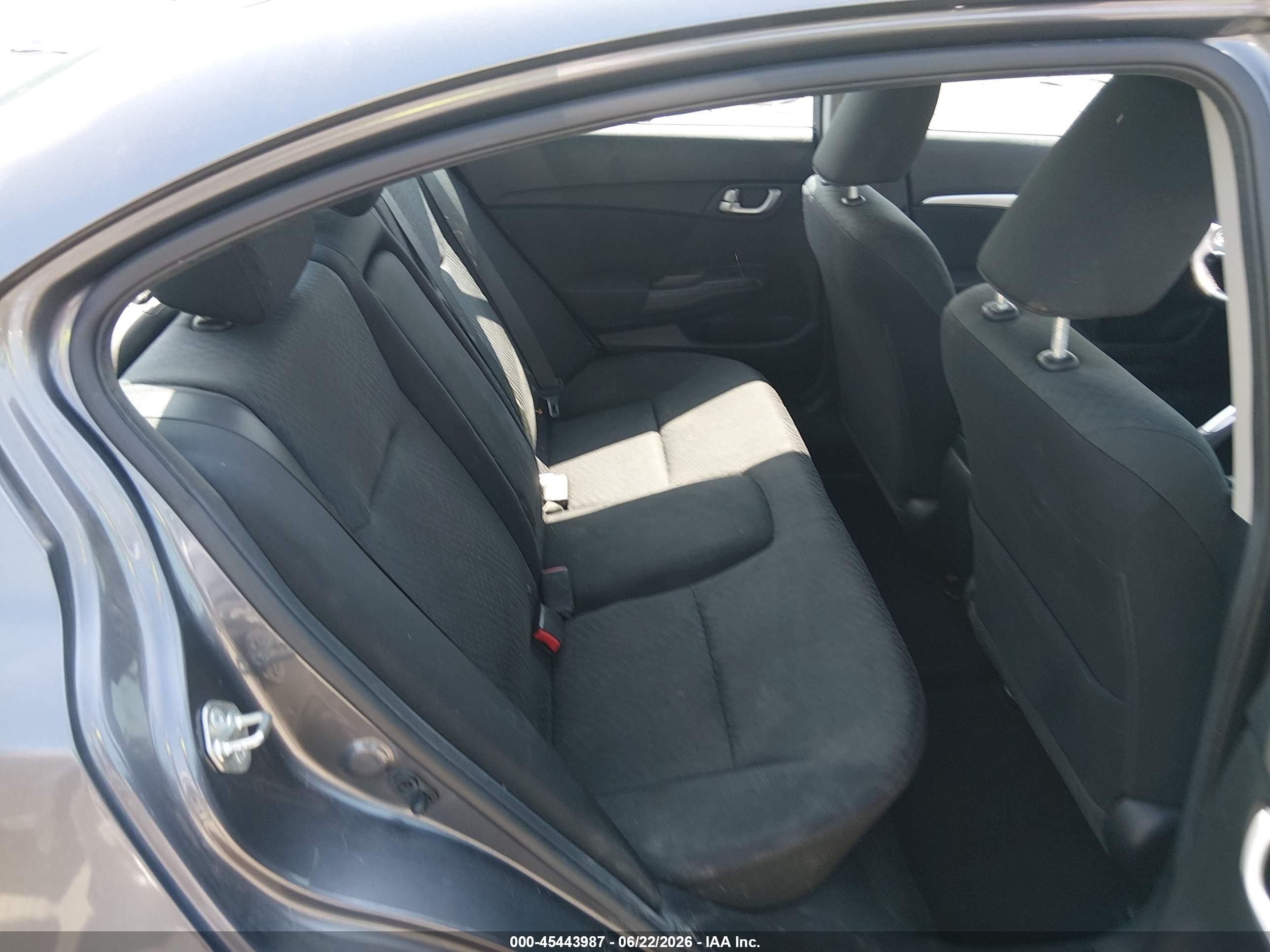 2015 Honda Civic Lx Gray vin: 2HGFB2E50FH042968