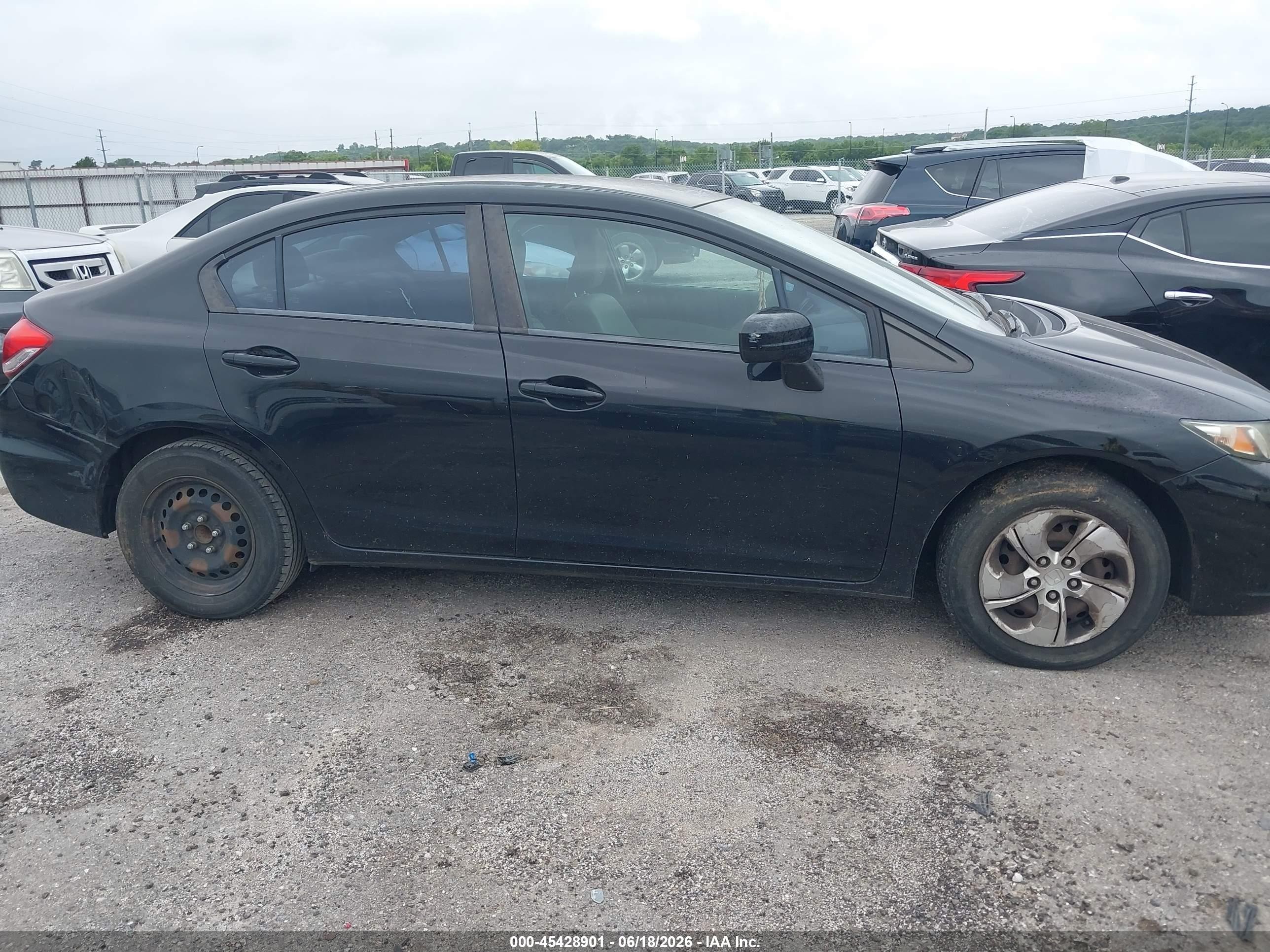 2015 Honda Civic Lx Black vin: 2HGFB2E50FH532276