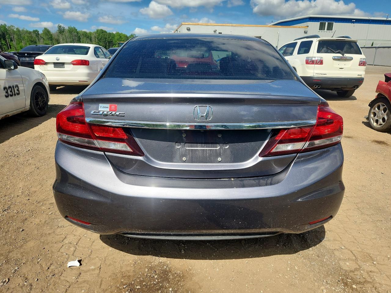 2014 Honda Civic Gray vin: 2HGFB2E51EH023585