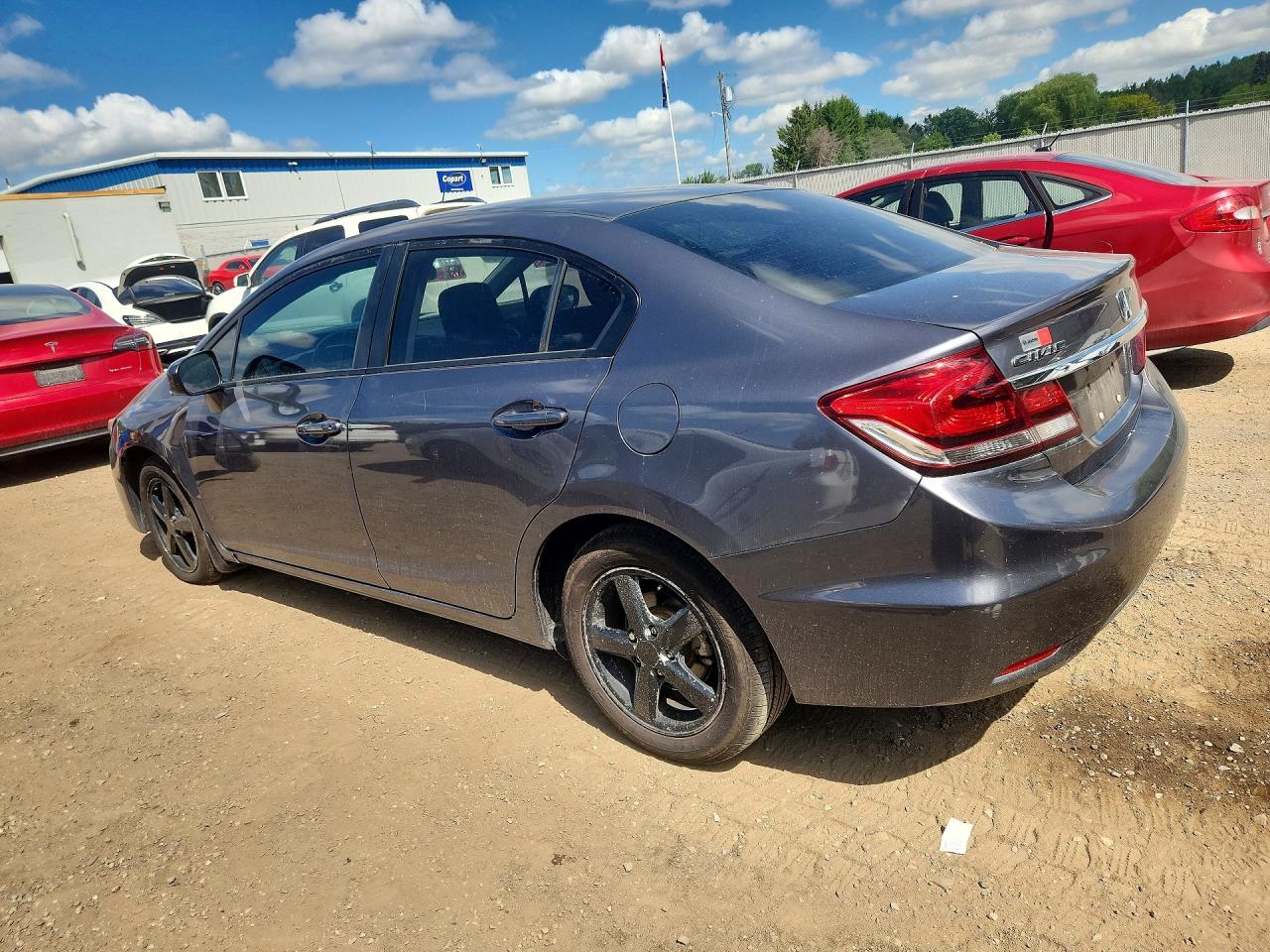 2014 Honda Civic Gray vin: 2HGFB2E51EH023585
