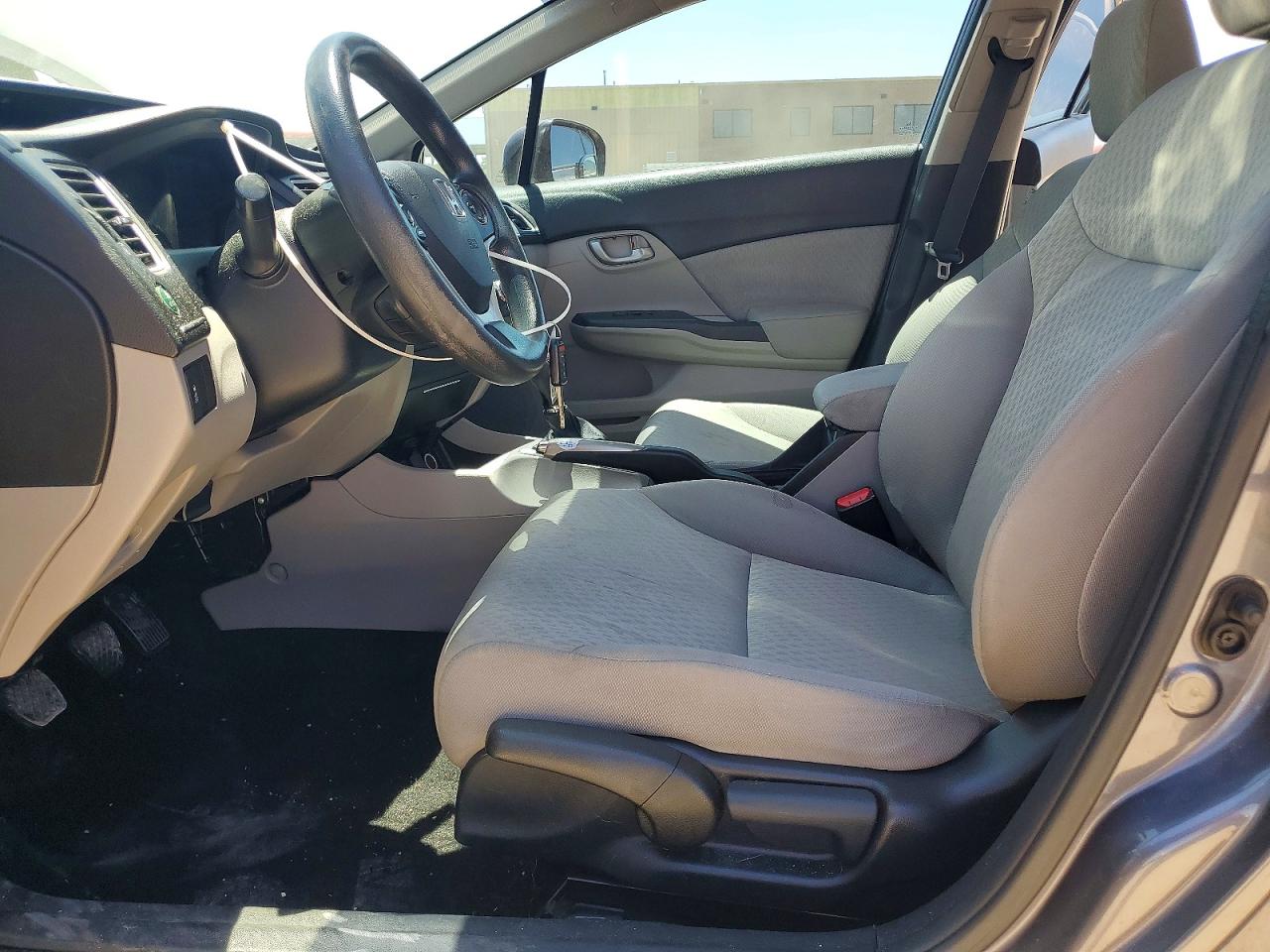 2015 Honda Civic Lx Gray vin: 2HGFB2E51FH532836