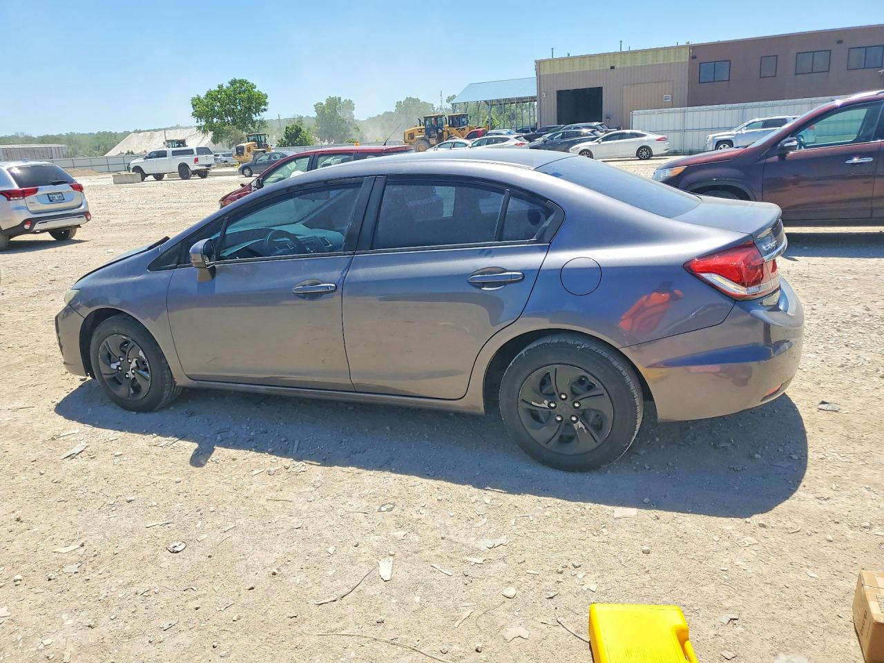 2015 Honda Civic Lx Gray vin: 2HGFB2E51FH532836
