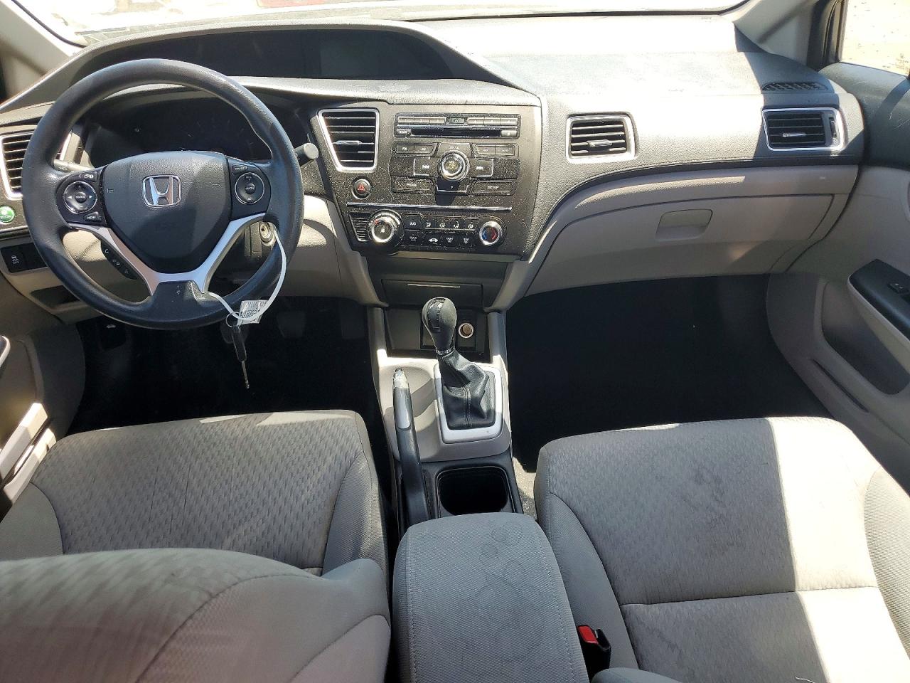 2015 Honda Civic Lx Gray vin: 2HGFB2E51FH532836