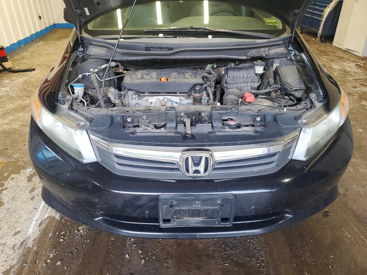 2012 Honda Civic Lx Black vin: 2HGFB2E52CH530170