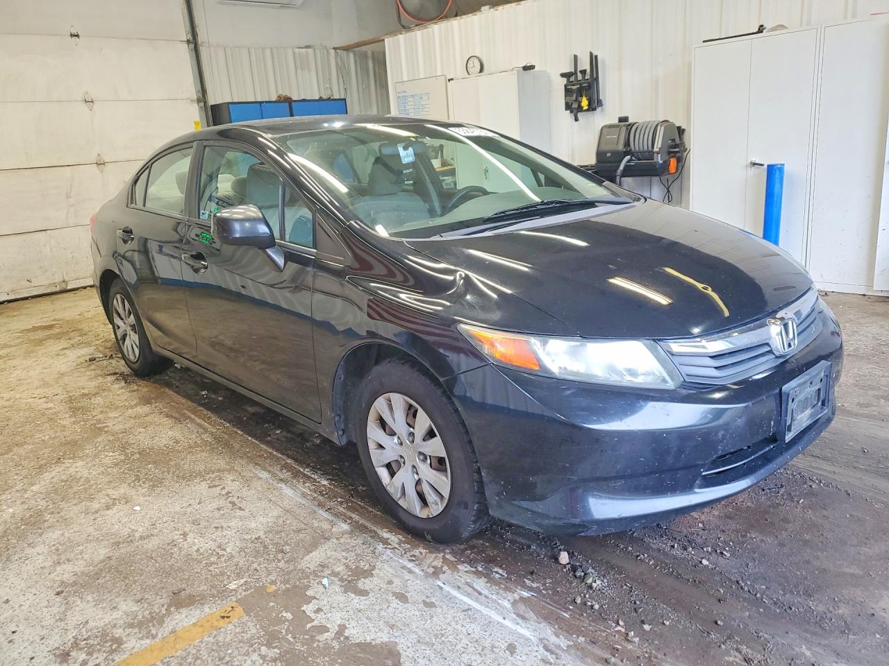 2012 Honda Civic Lx Black vin: 2HGFB2E52CH530170