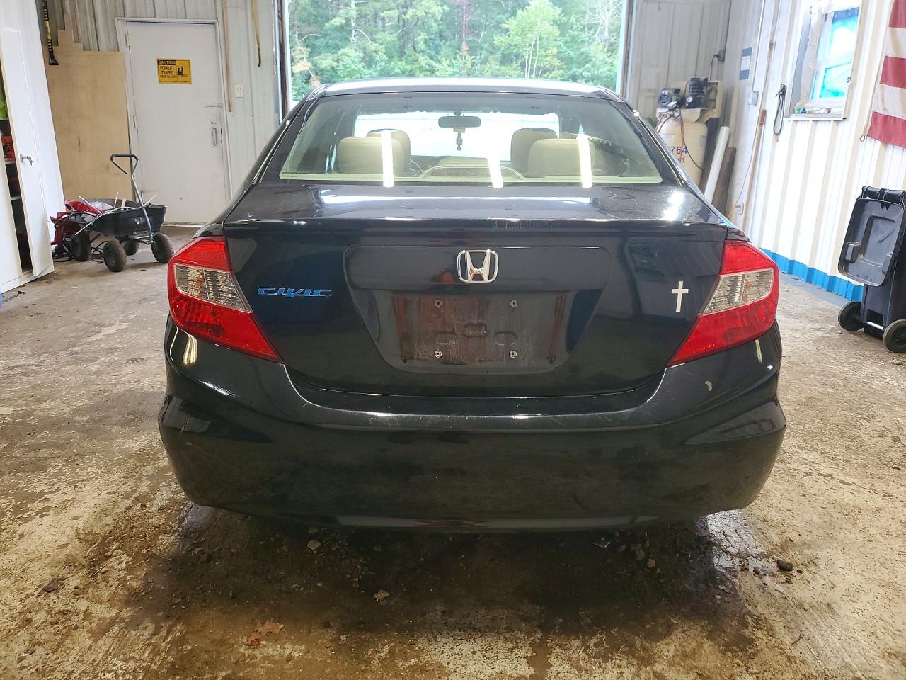2012 Honda Civic Lx Black vin: 2HGFB2E52CH530170