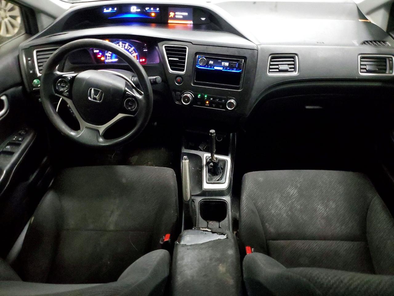 2013 Honda Civic Lx Gray vin: 2HGFB2E52DH520272