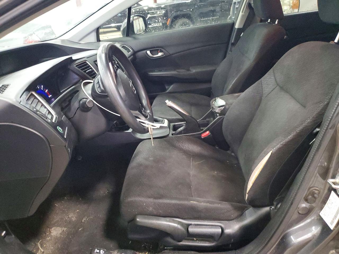 2013 Honda Civic Lx Gray vin: 2HGFB2E52DH520272
