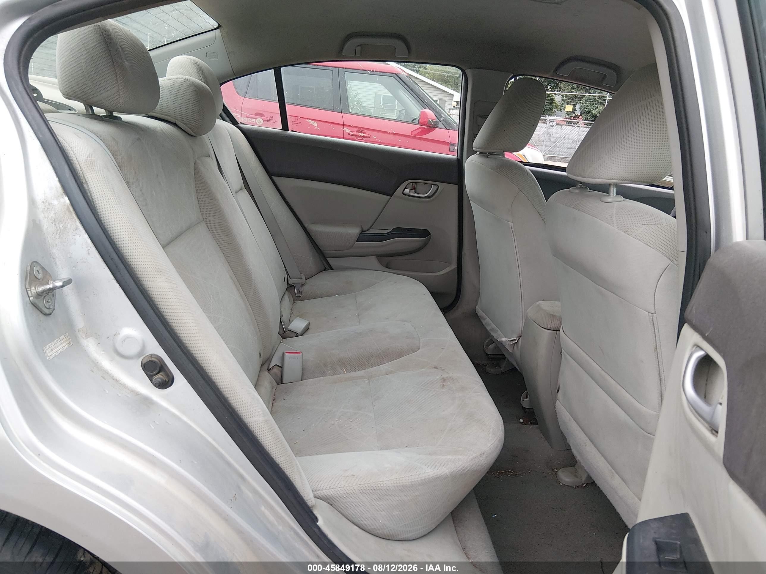 2012 Honda Civic Lx Silver vin: 2HGFB2E53CH530534