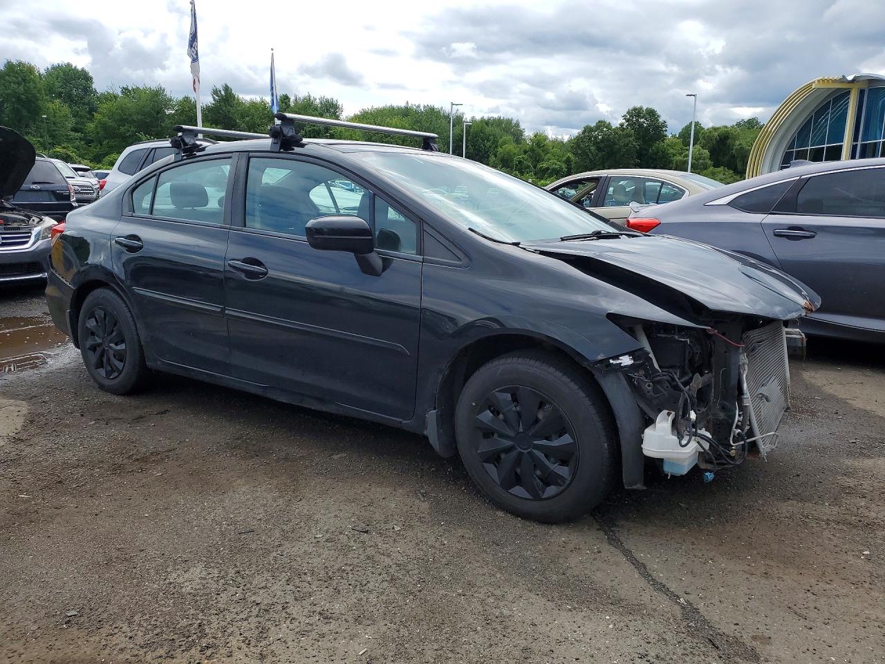 2014 Honda Civic Lx Black vin: 2HGFB2E53EH555470