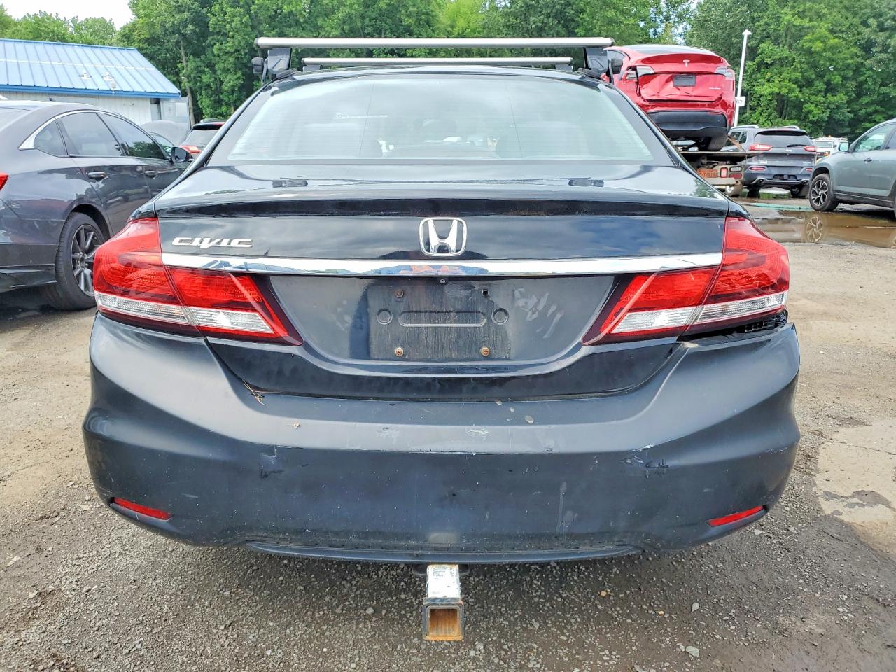 2014 Honda Civic Lx Black vin: 2HGFB2E53EH555470
