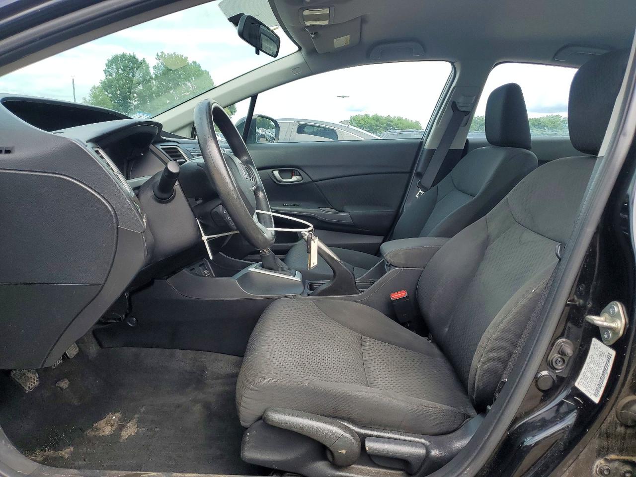 2014 Honda Civic Lx Black vin: 2HGFB2E53EH555470
