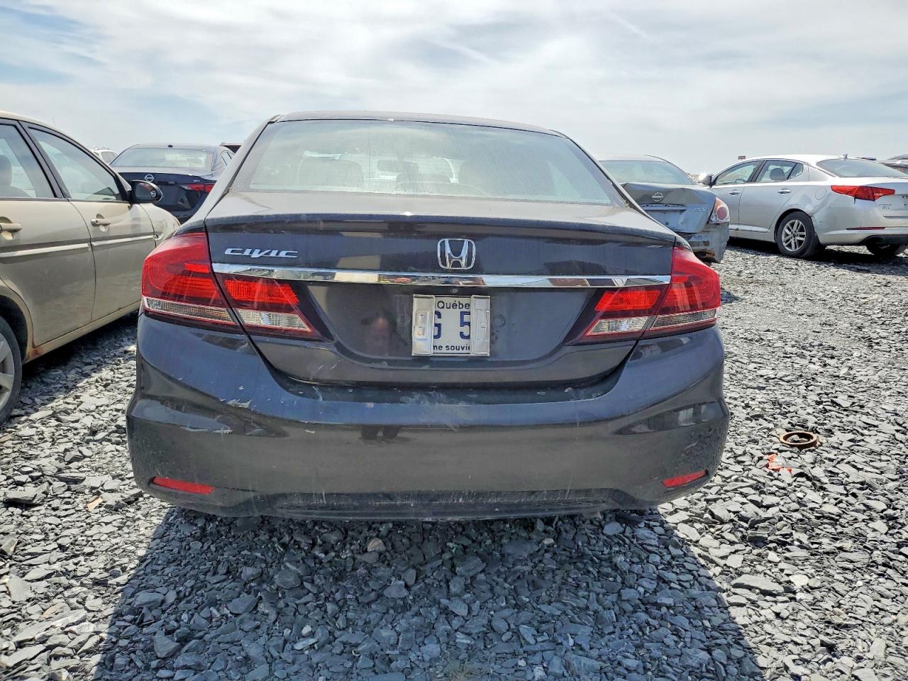 2013 Honda Civic Lx Charcoal vin: 2HGFB2E54DH017164