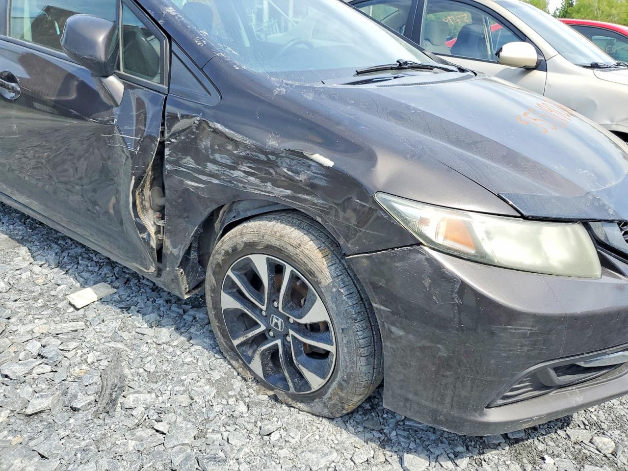 2013 Honda Civic Lx Charcoal vin: 2HGFB2E54DH017164