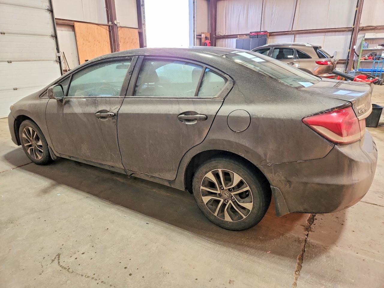2013 Honda Civic Lx Charcoal vin: 2HGFB2E54DH033509