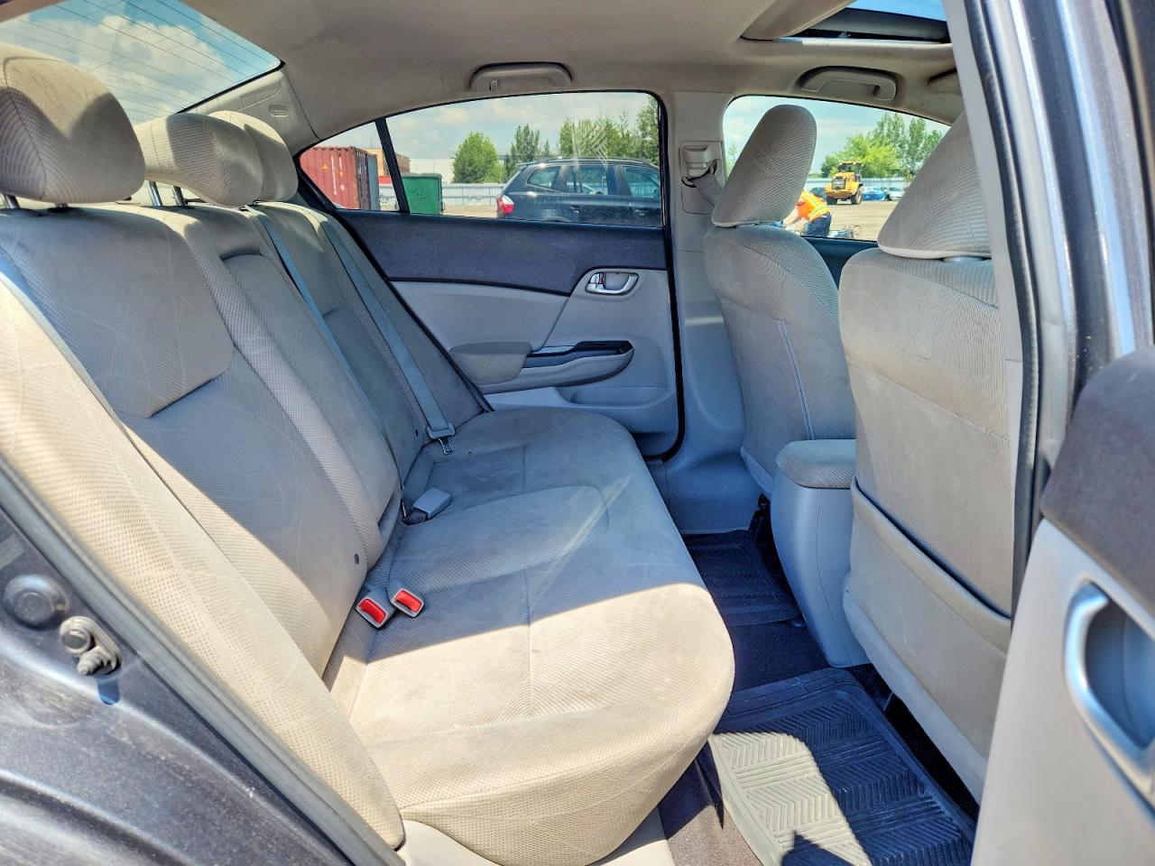 2012 Honda Civic Lx Gray vin: 2HGFB2E55CH006687