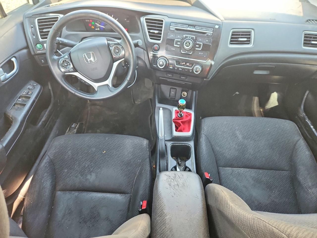 2013 Honda Civic Lx White vin: 2HGFB2E56DH038064