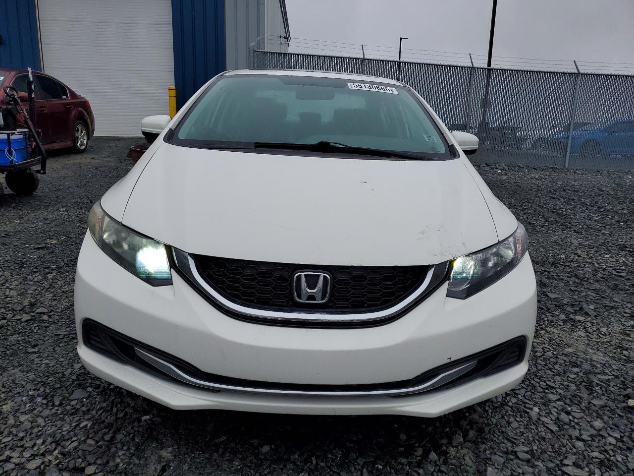 2014 Honda Civic Lx Белый vin: 2HGFB2E56EH022903
