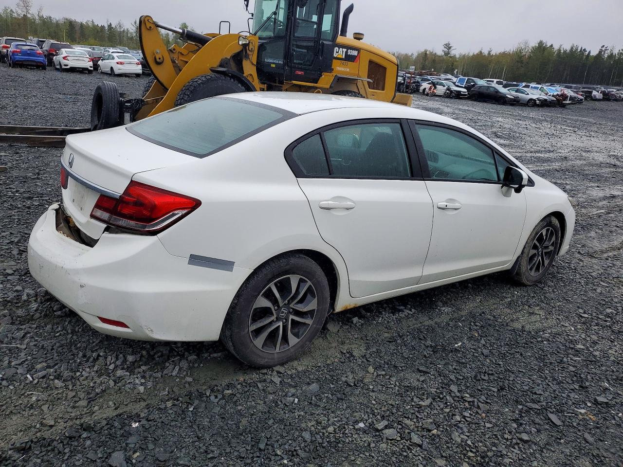 2014 Honda Civic Lx Белый vin: 2HGFB2E56EH022903