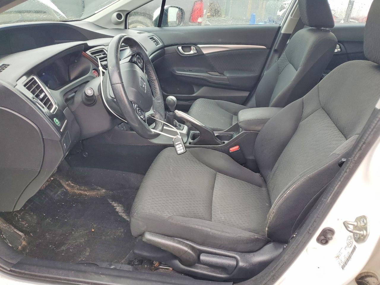 2014 Honda Civic Lx Белый vin: 2HGFB2E56EH022903