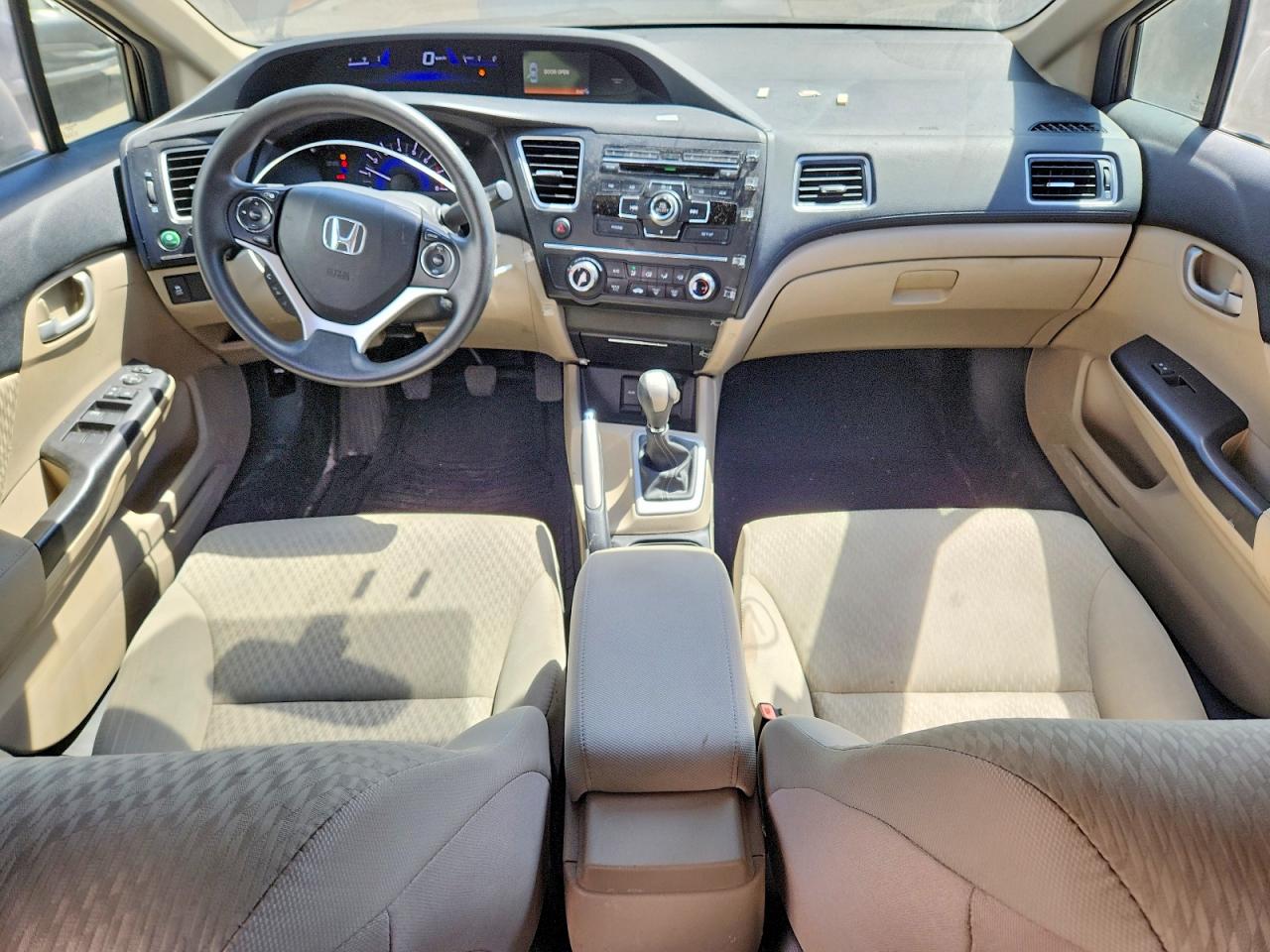 2015 Honda Civic Lx Серый vin: 2HGFB2E57FH531657