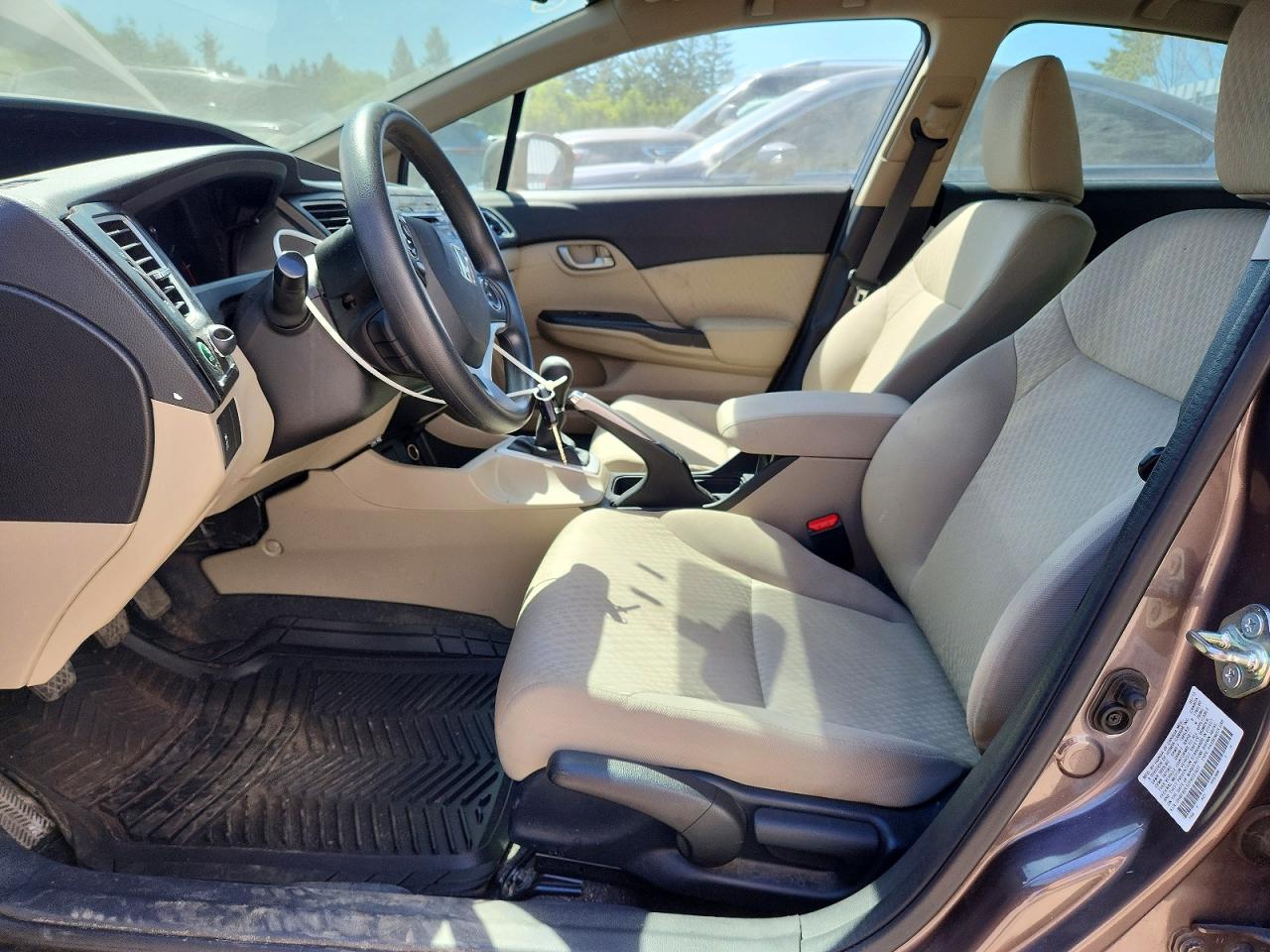 2015 Honda Civic Lx Серый vin: 2HGFB2E57FH531657