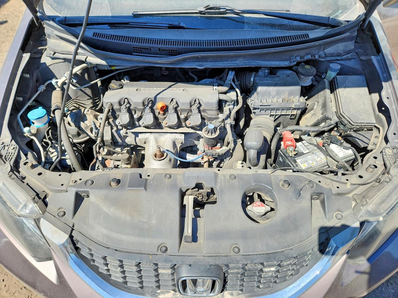 2015 Honda Civic Lx Серый vin: 2HGFB2E57FH531657