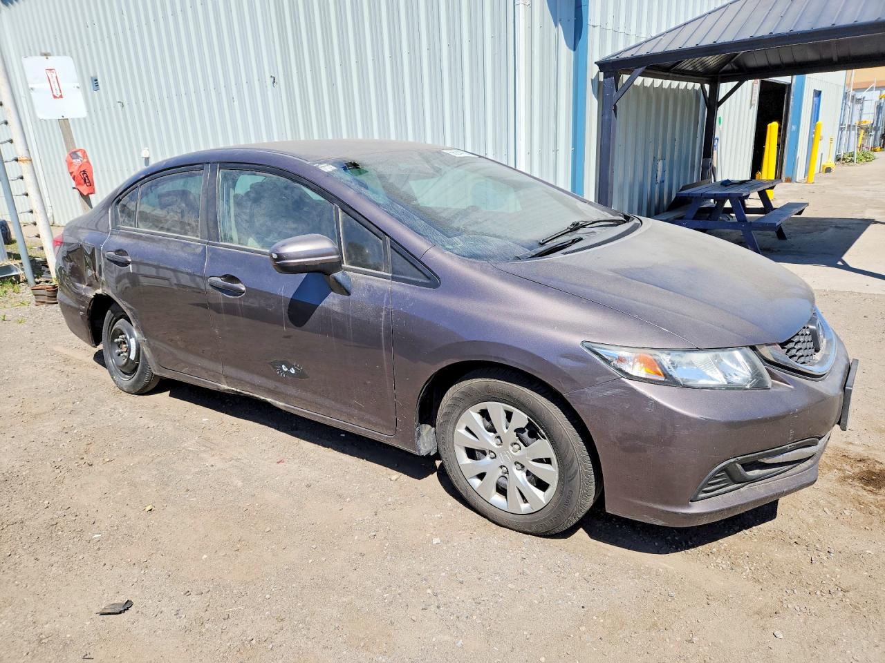 2015 Honda Civic Lx Серый vin: 2HGFB2E57FH531657